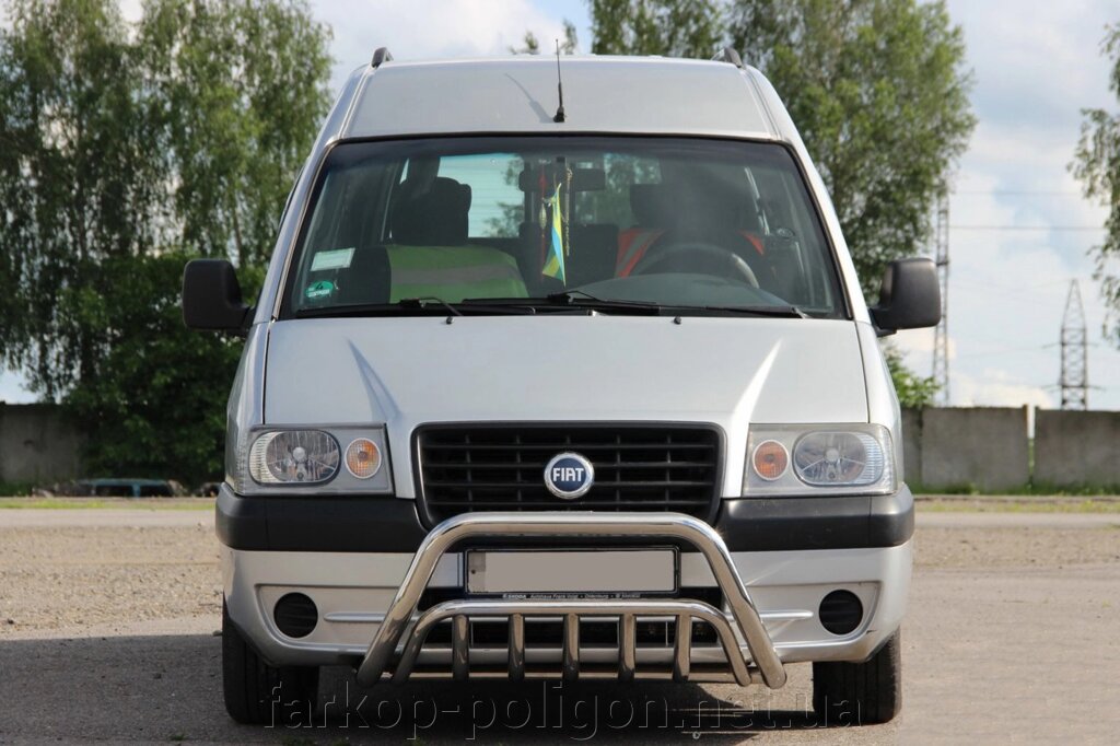 Кенгурятник WT002 (нерж) Fiat Scudo 1996-2007. від компанії Інтернет-магазин тюнінгу «Safety auto group» - фото 1