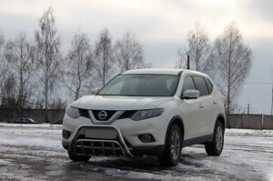 Кенгурятник WT002 (нерж) Nissan X-trail T32/Rogue 2014р.