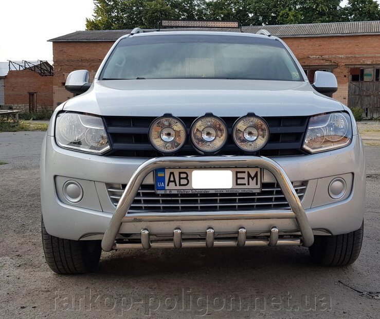 Кенгурятник WT003 (нерж) Volkswagen Amarok від компанії Інтернет-магазин тюнінгу «Safety auto group» - фото 1