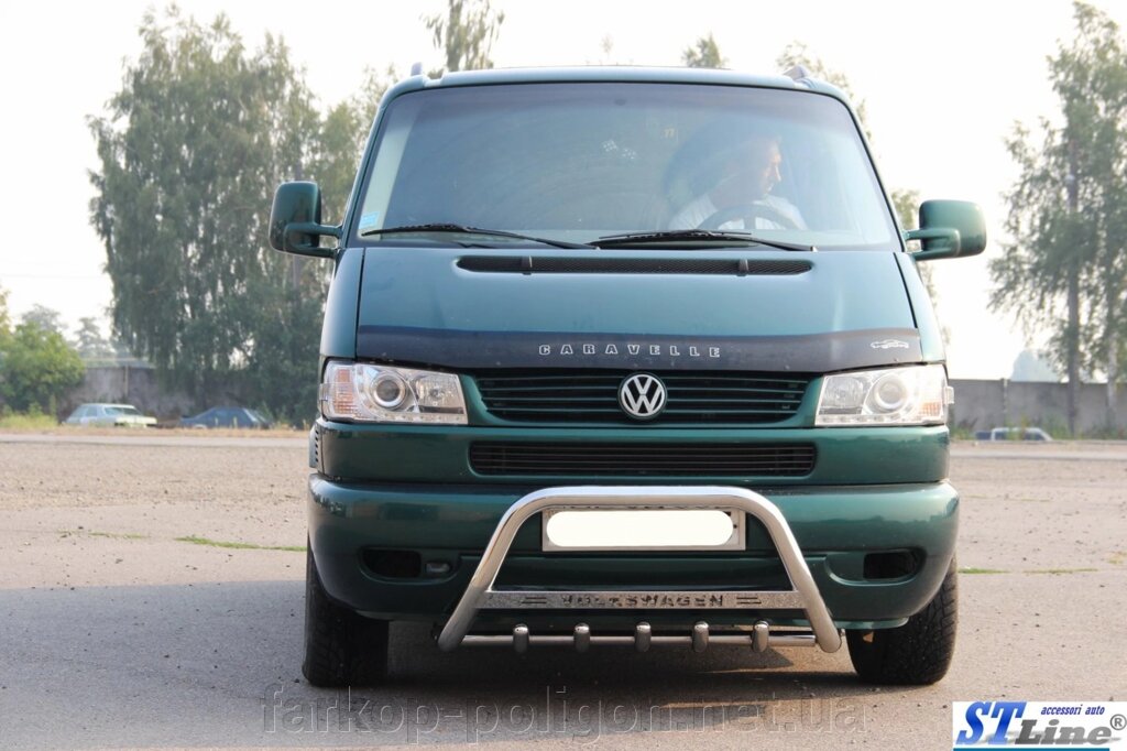 Кенгурятник WT003 (нерж) Volkswagen T4 Transporter від компанії Інтернет-магазин тюнінгу «Safety auto group» - фото 1