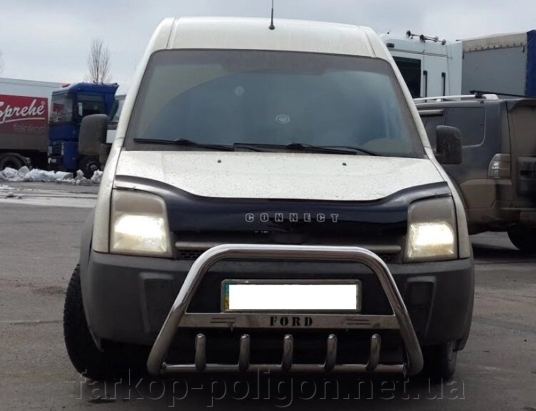 Кенгурятник WT004 (нерж.) Ford Connect 2010-2014рр. від компанії Інтернет-магазин тюнінгу «Safety auto group» - фото 1