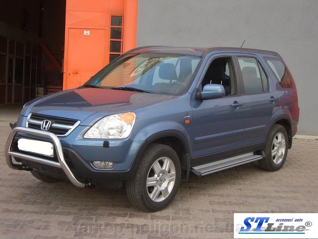 Кенгурятник WT005 (нерж.) Honda CRV 2001-2006рр. від компанії Інтернет-магазин тюнінгу «Safety auto group» - фото 1