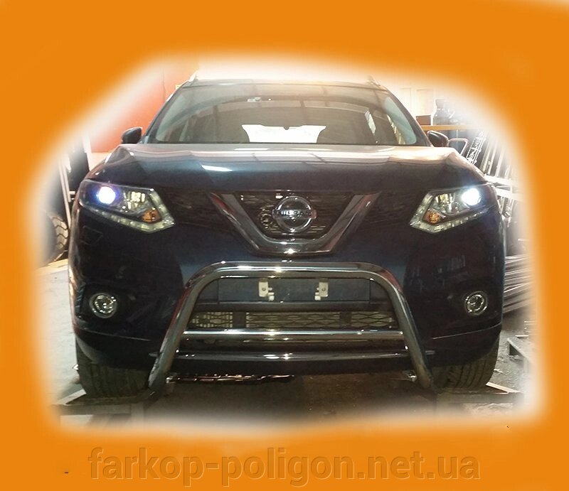 Кенгурятник WT005 (нерж) Nissan X-trail T32/Rogue 2014р. від компанії Інтернет-магазин тюнінгу «Safety auto group» - фото 1