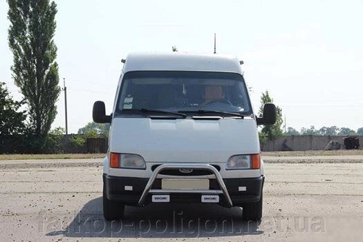 Кенгурятник WT006 (нерж) Ford Transit 1994-2000р. від компанії Інтернет-магазин тюнінгу «Safety auto group» - фото 1