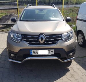 Кенгурятник WT008 (нерж.) Renault Duster 2018