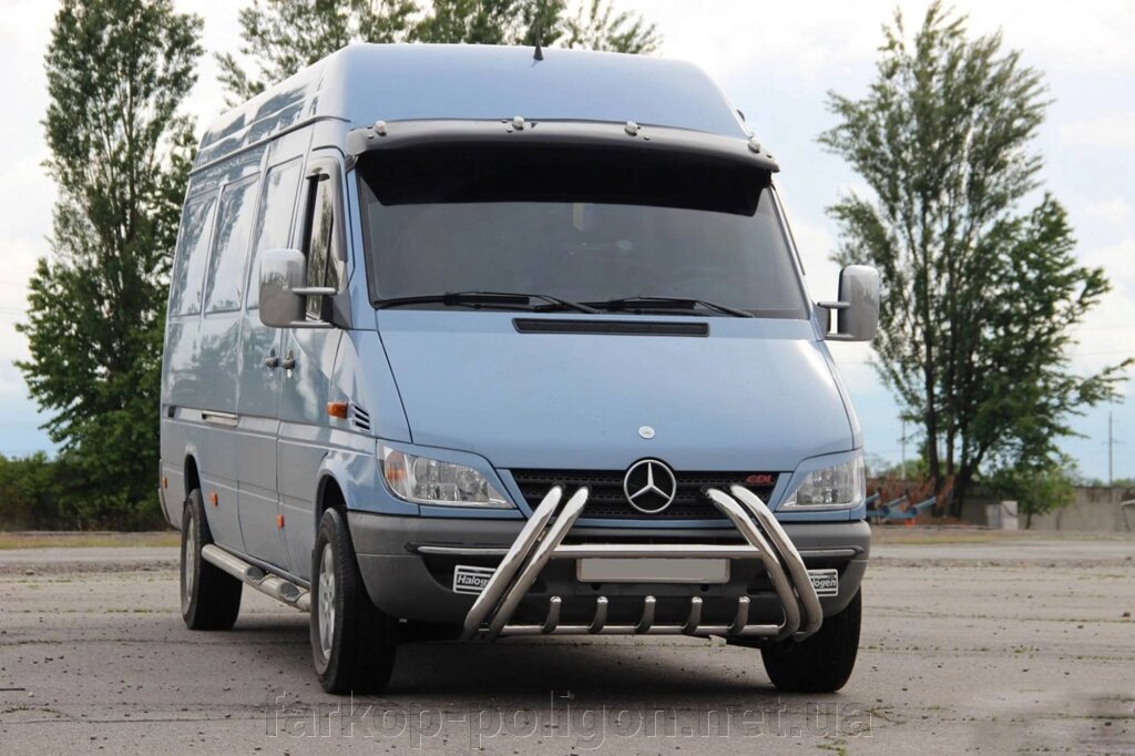 Кенгурятник WT01 (нерж.) Mercedes Sprinter 1995-2006 років. від компанії Інтернет-магазин тюнінгу «Safety auto group» - фото 1