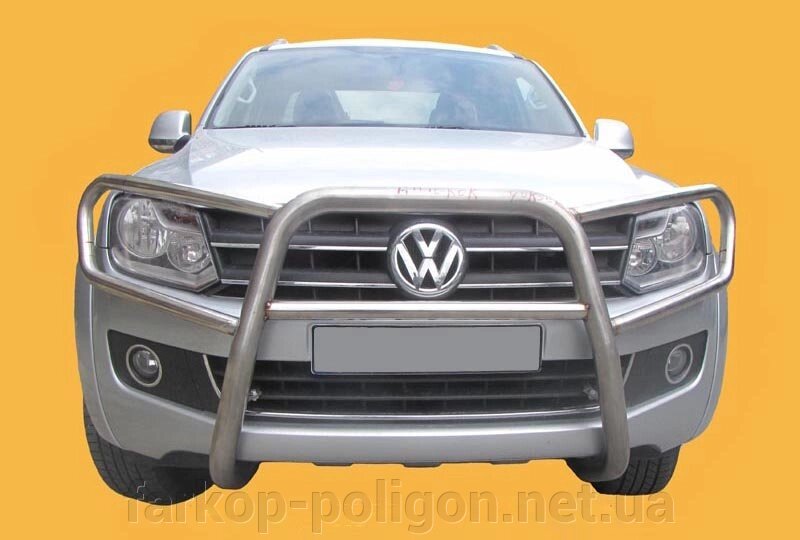 Кенгурятник WT011 (нерж) Volkswagen Amarok від компанії Інтернет-магазин тюнінгу «Safety auto group» - фото 1