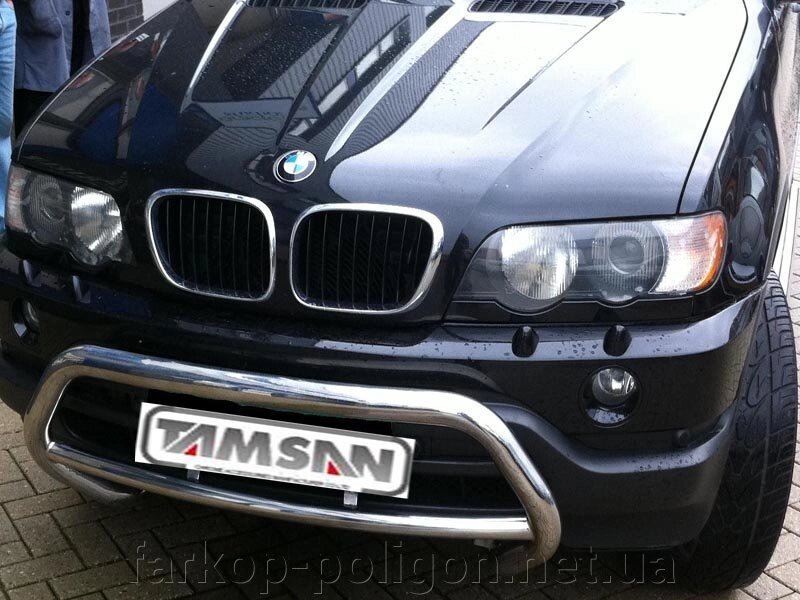 Кенгурятник WT015 (нерж) BMW X5 E-53 1999-2006р. від компанії Інтернет-магазин тюнінгу «Safety auto group» - фото 1