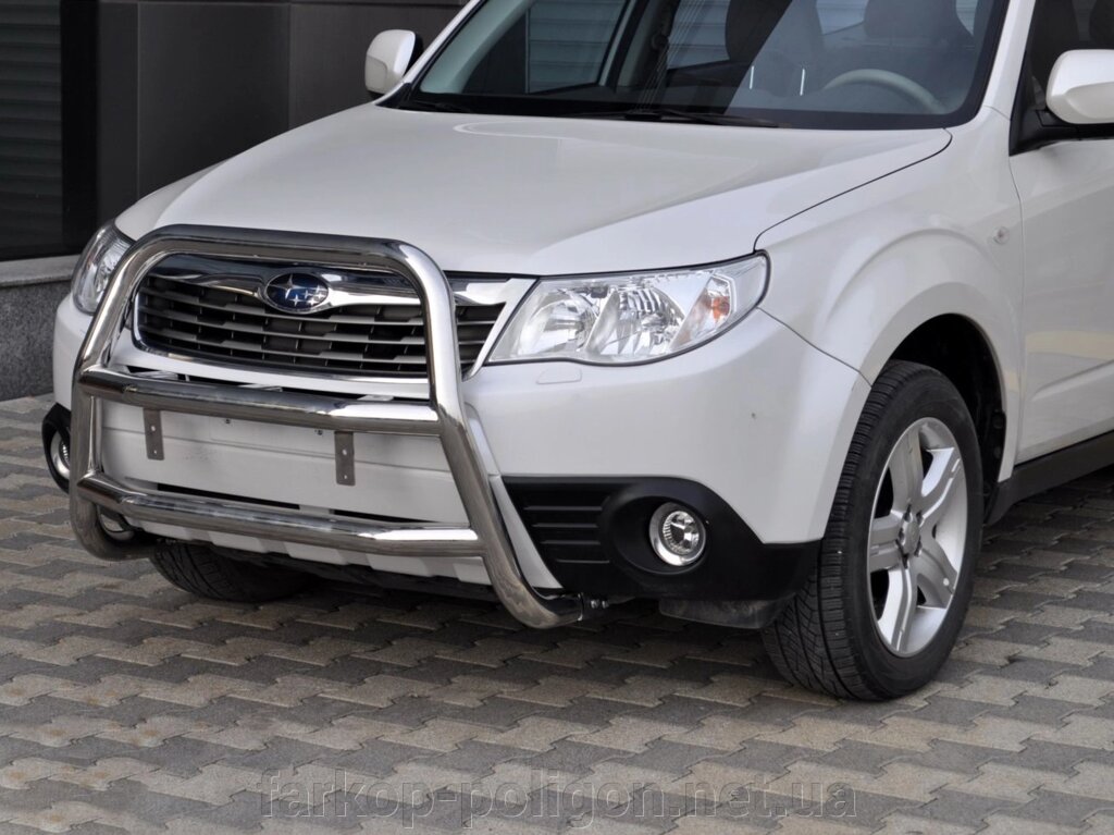 Кенгурятник WT018 (нерж.) Subaru Forester 2008-2013рр. від компанії Інтернет-магазин тюнінгу «Safety auto group» - фото 1