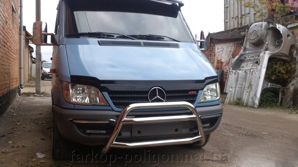 Кенгурятник WT022 (нерж.) Mercedes Sprinter 1995-2006р. від компанії Інтернет-магазин тюнінгу «Safety auto group» - фото 1