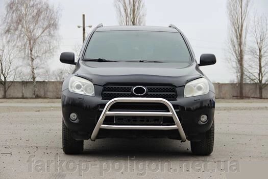 Кенгурятник WT022 (нерж) Toyota Rav 4 2006-2013рр. від компанії Інтернет-магазин тюнінгу «Safety auto group» - фото 1