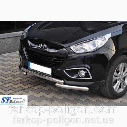 Кенгурятники та дуги Hyundai ix35 з 2010-2015 р.р. від компанії Інтернет-магазин тюнінгу «Safety auto group» - фото 1