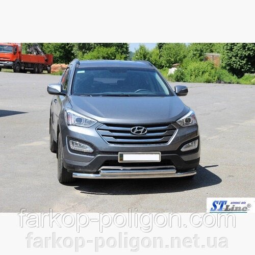 Кенгурятники та дуги Hyundai Santa Fe з 2012 р. від компанії Інтернет-магазин тюнінгу «Safety auto group» - фото 1