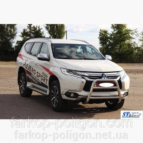 Кенгурятники та дуги Mitsubishi Pajero Sport з 2015 р. від компанії Інтернет-магазин тюнінгу «Safety auto group» - фото 1