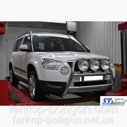 Кенгурятники та дуги Skoda Yeti з 2010 р. від компанії Інтернет-магазин тюнінгу «Safety auto group» - фото 1