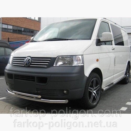 Кенгурятники та дуги Volkswagen Transporter T5 з 2003-2010 р. від компанії Інтернет-магазин тюнінгу «Safety auto group» - фото 1