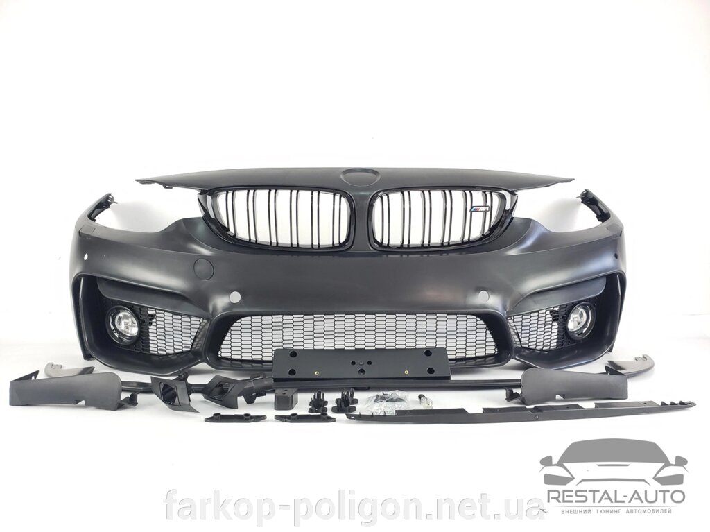 Комплект обвісу BMW 4 F32 2013-2019 (в стилі M4 під туманками) від компанії Інтернет-магазин тюнінгу «Safety auto group» - фото 1