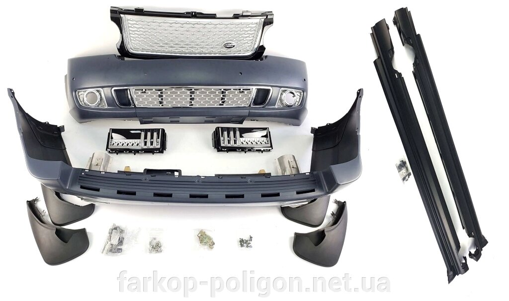 Комплект обвісу на Range Rover Vogue L322 2005-2012 р. (у стилі Autobiography) від компанії Інтернет-магазин тюнінгу «Safety auto group» - фото 1