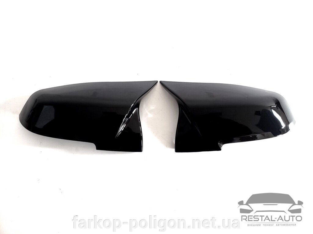 Накладки на дзеркала M-Look BMW 3 F30 2012-2019 (Чорні Глянцеві) від компанії Інтернет-магазин тюнінгу «Safety auto group» - фото 1