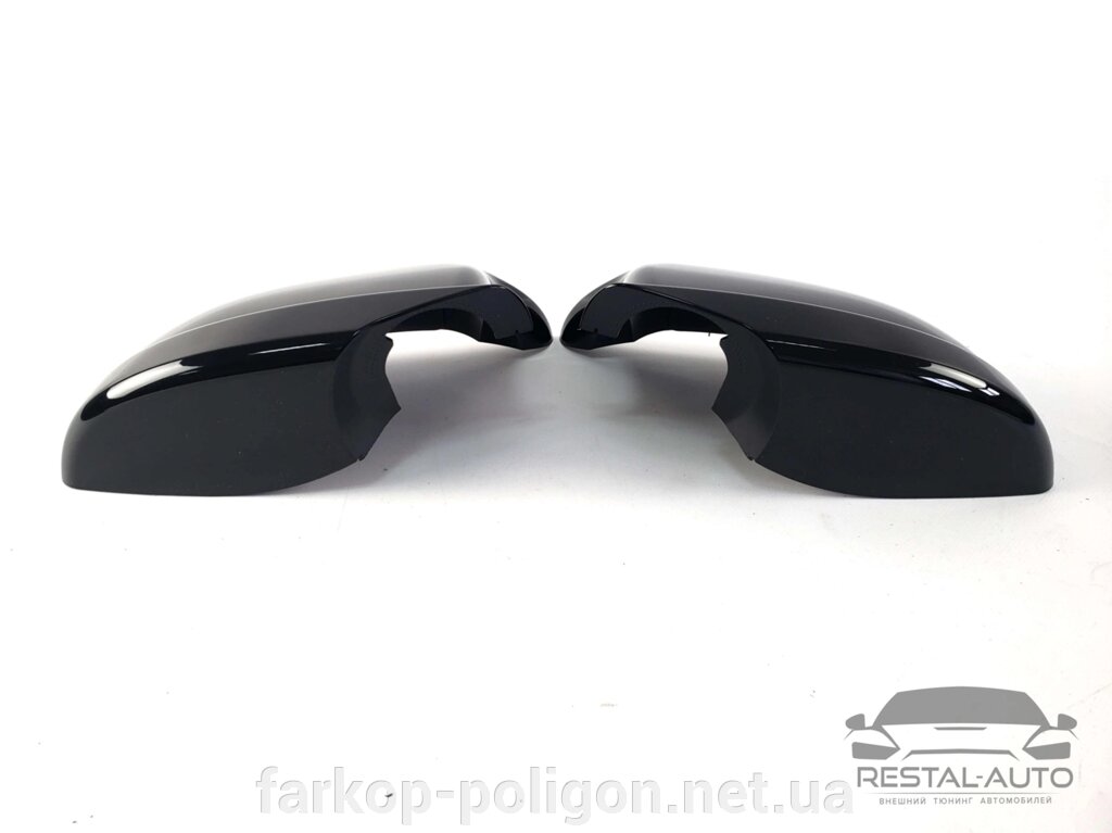 Накладки на дзеркала M-Look на BMW 5 Series F10 / F11 2010-2013 року (Чорні глянець) від компанії Інтернет-магазин тюнінгу «Safety auto group» - фото 1