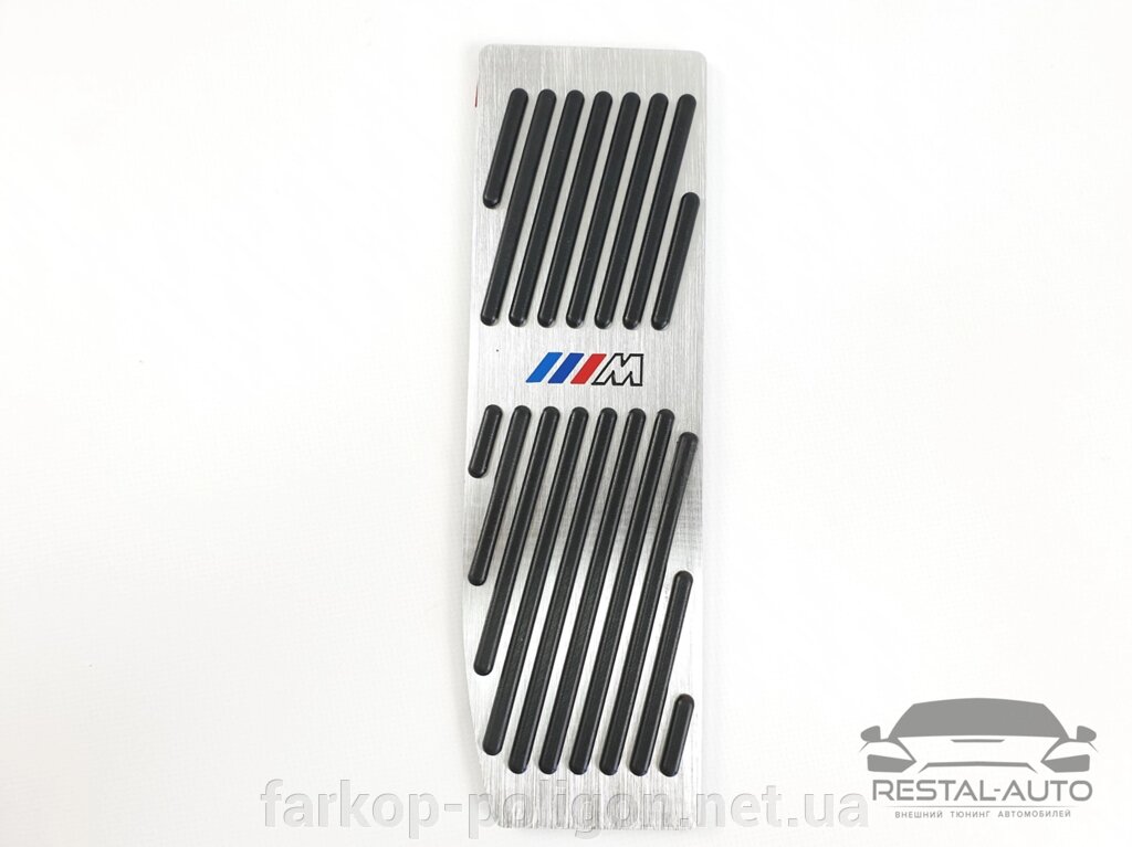 Накладки на педалі BMW 3 E46/E90/E91/E92/E93/E87/E88 М-стиль АКПП від компанії Інтернет-магазин тюнінгу «Safety auto group» - фото 1