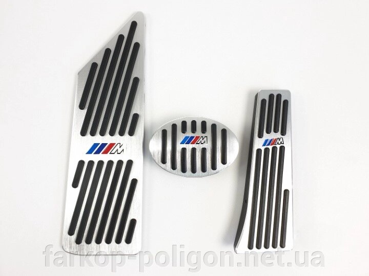 Накладки на педалі BMW X2 (М-стиль АКПП) від компанії Інтернет-магазин тюнінгу «Safety auto group» - фото 1