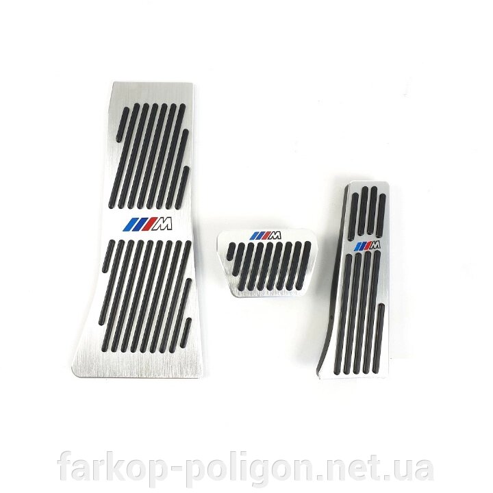 Накладки на педалі BMW X6 E71 (М-стиль АКПП) від компанії Інтернет-магазин тюнінгу «Safety auto group» - фото 1