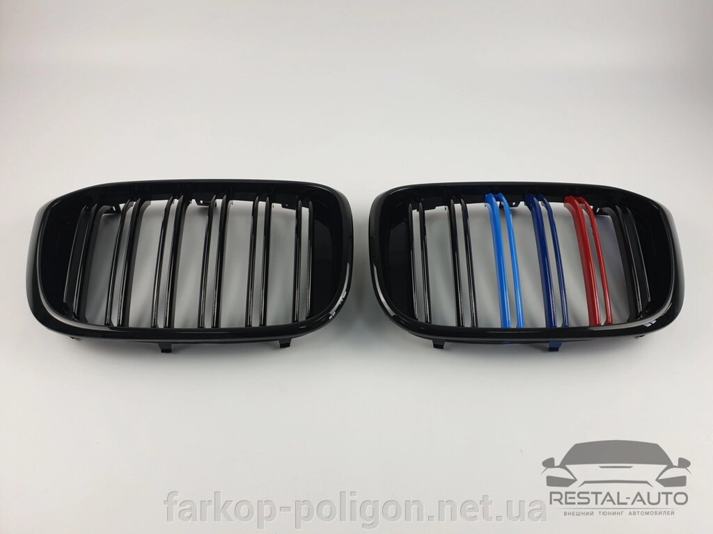 Ніздрі на BMW X3 G01 / X4 G02 (M-color Подвійні M-Look) від компанії Інтернет-магазин тюнінгу «Safety auto group» - фото 1