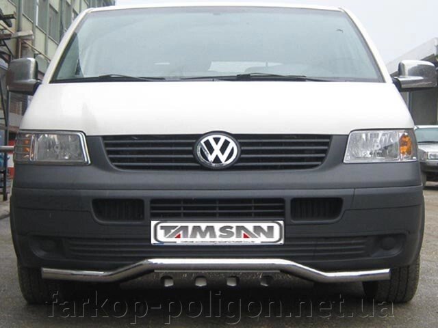 Нижня губа хвиля-гриль ST007-1 (нерж) Volkswagen T5 Multivan 2003-2010р. від компанії Інтернет-магазин тюнінгу «Safety auto group» - фото 1