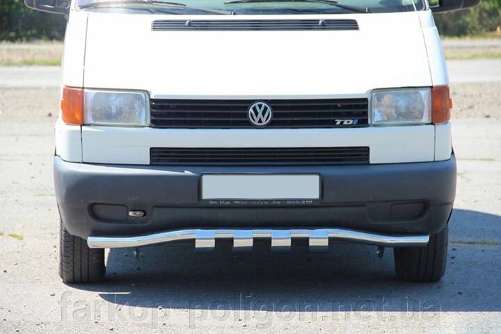 Нижня губа з грилем ST010 (нерж) Volkswagen T4 Caravelle/Multivan від компанії Інтернет-магазин тюнінгу «Safety auto group» - фото 1