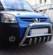 Низький кенгуру з грилем на партнером Peugeot 1996-2008 від компанії Інтернет-магазин тюнінгу «Safety auto group» - фото 1