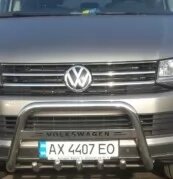 Низький кенгуру з на грилі на Volkswagen T6 (транспортер) від компанії Інтернет-магазин тюнінгу «Safety auto group» - фото 1