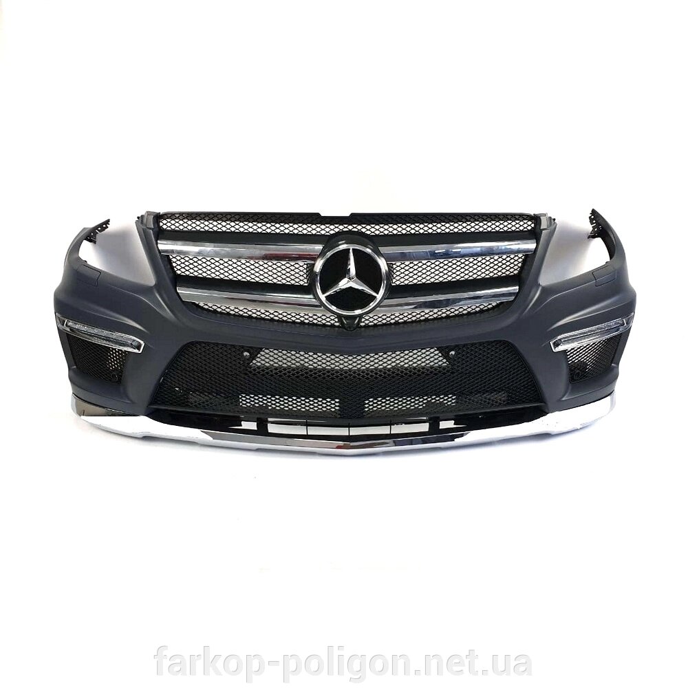 Передній бампер AMG63 на Mercedes GL-Class X166 з 2012-2015 р. від компанії Інтернет-магазин тюнінгу «Safety auto group» - фото 1