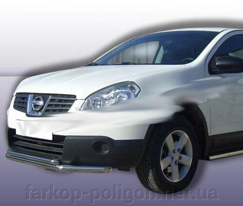 Передній подвійний вус ST014 (нерж) Nissan Qashqai 2007-2010р. від компанії Інтернет-магазин тюнінгу «Safety auto group» - фото 1