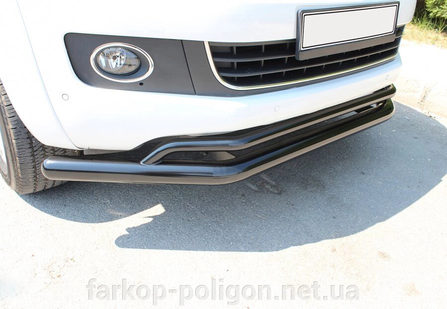 Передній ус подвійний Vegas (чорний) Volkswagen Amarok від компанії Інтернет-магазин тюнінгу «Safety auto group» - фото 1