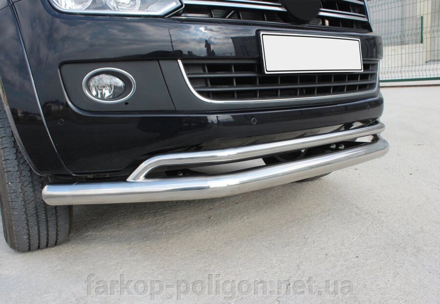 Передній ус подвійний Vegas (нерж) Volkswagen Amarok від компанії Інтернет-магазин тюнінгу «Safety auto group» - фото 1