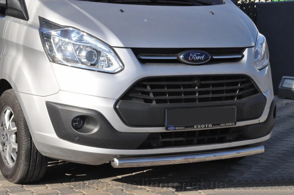 Передній захист ST008 (нерж.) Ford Custom 2013 від компанії Інтернет-магазин тюнінгу «Safety auto group» - фото 1
