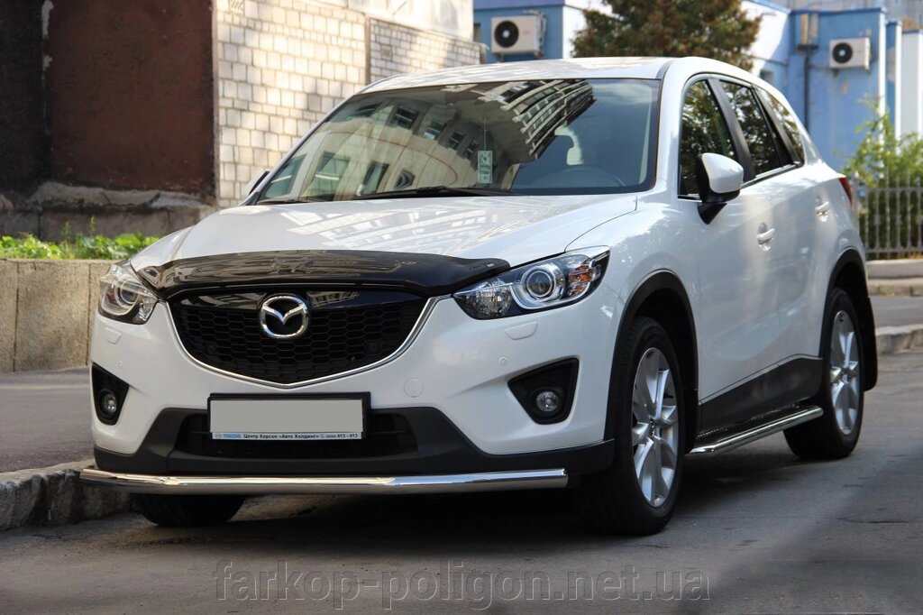 Передній захист ST008 (нерж) Mazda CX-3 2015р. від компанії Інтернет-магазин тюнінгу «Safety auto group» - фото 1