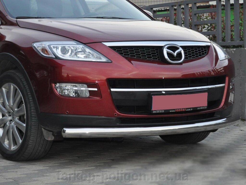 Передній захист ST008 (нерж.) Mazda CX-7 2006-2012рр. від компанії Інтернет-магазин тюнінгу «Safety auto group» - фото 1