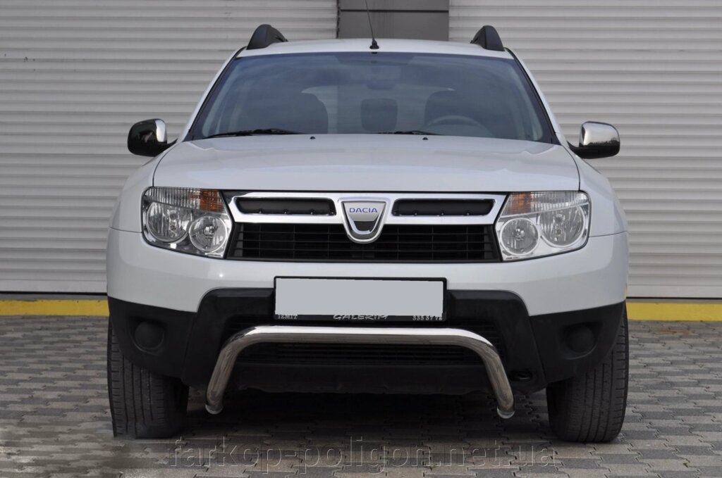 Передній захист ST011 (нерж.) Dacia Duster 2008-2018р. від компанії Інтернет-магазин тюнінгу «Safety auto group» - фото 1