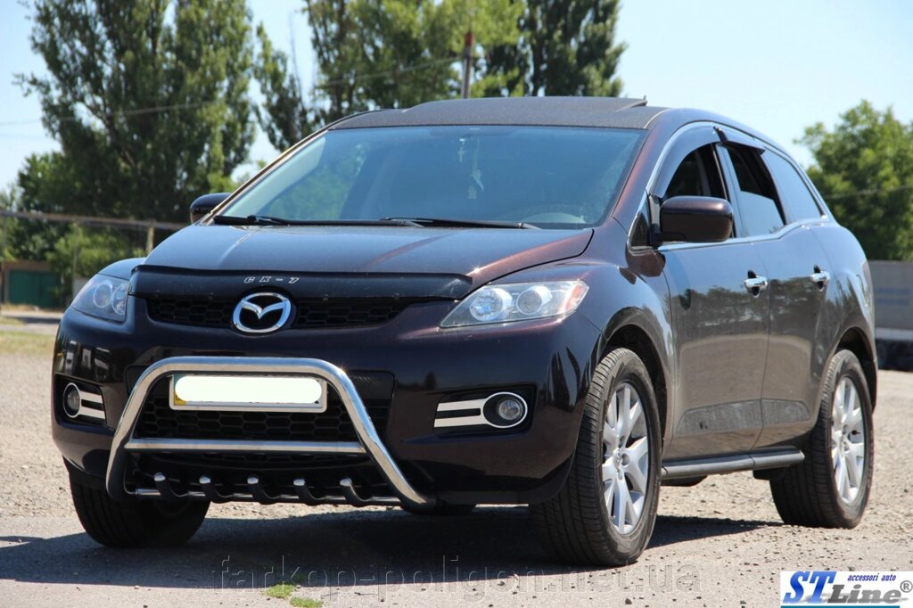 Передній захист WT003 (нерж.) Mazda CX-9 2007-2016рр. від компанії Інтернет-магазин тюнінгу «Safety auto group» - фото 1