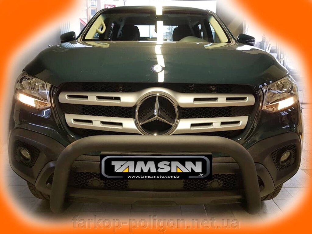 Передній захист WT005 (нерж, 60мм) Mercedes X class від компанії Інтернет-магазин тюнінгу «Safety auto group» - фото 1