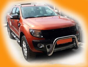 Передній захист WT005 (нерж) Ford Ranger 2011р.