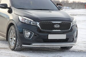 Передній захист ST014 42/42мм (нерж) Kia Sorento UM 2015р.