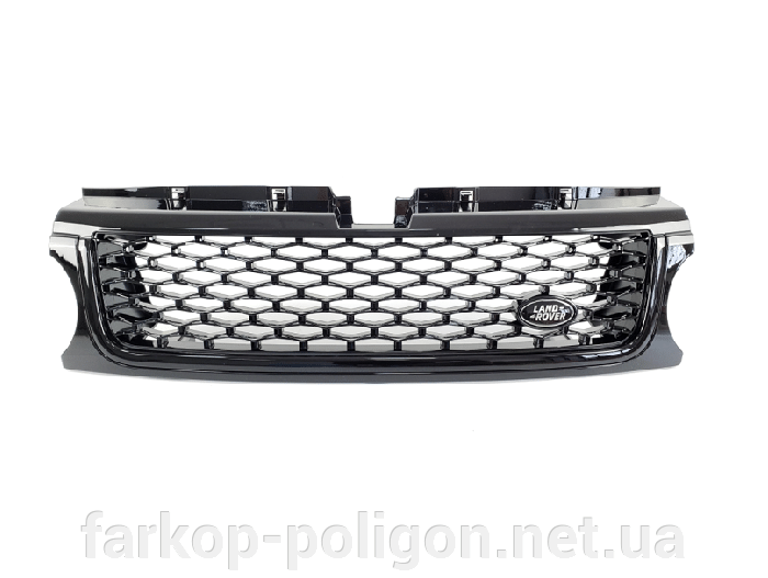 Решетка радиатора Range Rover Sport 2009-2013 г. (черная) Код RRS-102