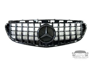 Решітка радіатора на Mercedes E-Class W212 з 2013-2016 р. (GT Panamericana, Чорна глянсова) в Запорізькій області от компании Интернет-магазин тюнинга «Safety auto group»