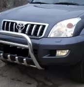 Низький Kenguryenik з на грилі на Toyota Land Cruiser 120 Prado (Toyota Lc 120 Prado) Tamsan в Запорізькій області от компании Интернет-магазин тюнинга «Safety auto group»