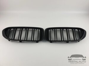 Решетка радиатора ноздри BMW 5 G30/G31 2017-2020год Черные Матовые