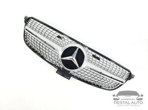 Тюнинг Решетка радиатора Mercedes GLE-Class W166 2015-2018год (Diamond Silver)