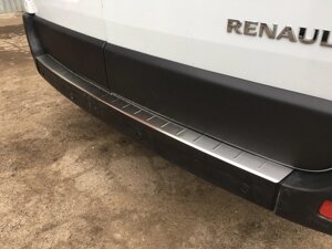 Накладка на задній бампер (нерж) для Nissan NV400 2010-2024 рр